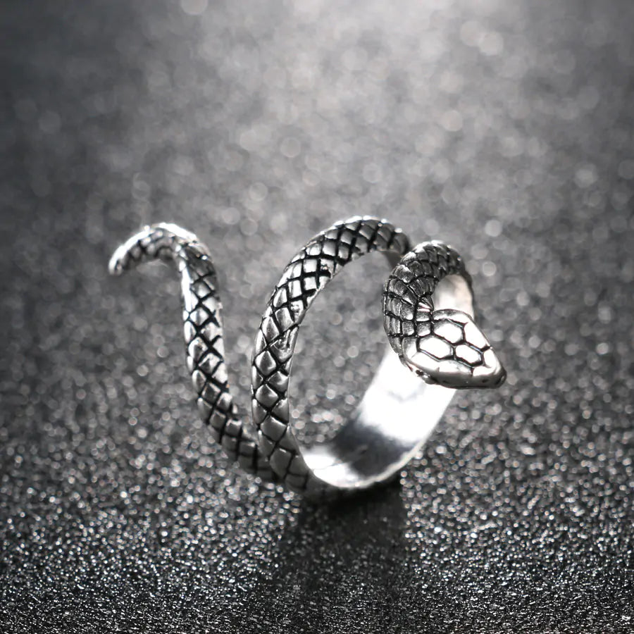 Silver Plated Snake Rings