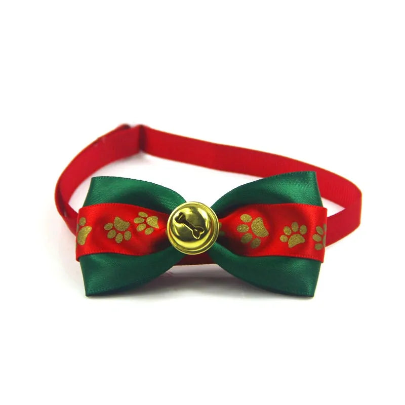 Holiday Pet Bow Collar