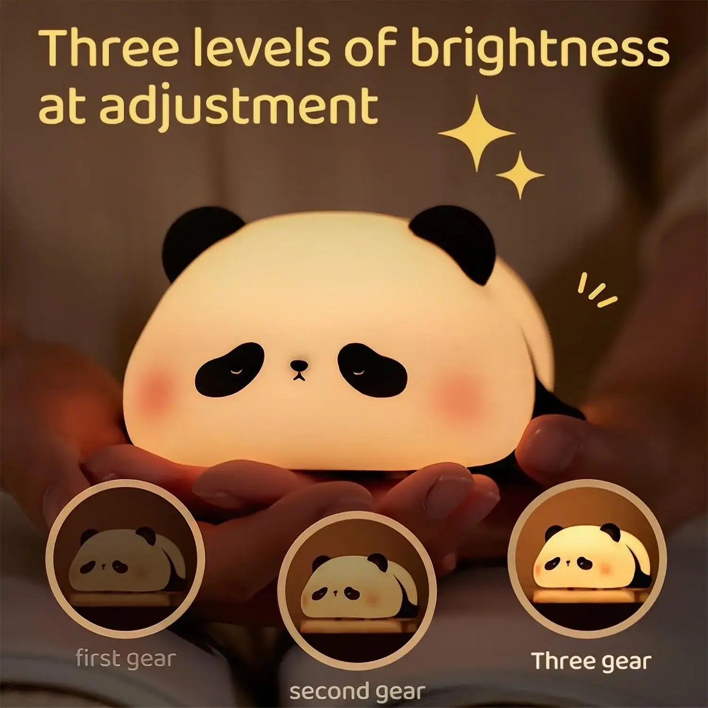 LED Night Lights Cute Sheep Silicone Lamp