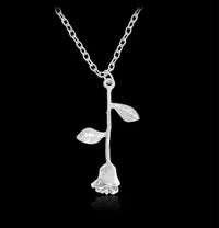 Singular Rose Necklace