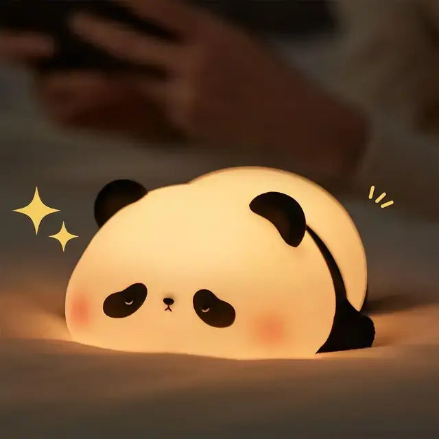 LED Night Lights Cute Sheep Silicone Lamp