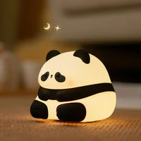 LED Night Lights Cute Sheep Silicone Lamp