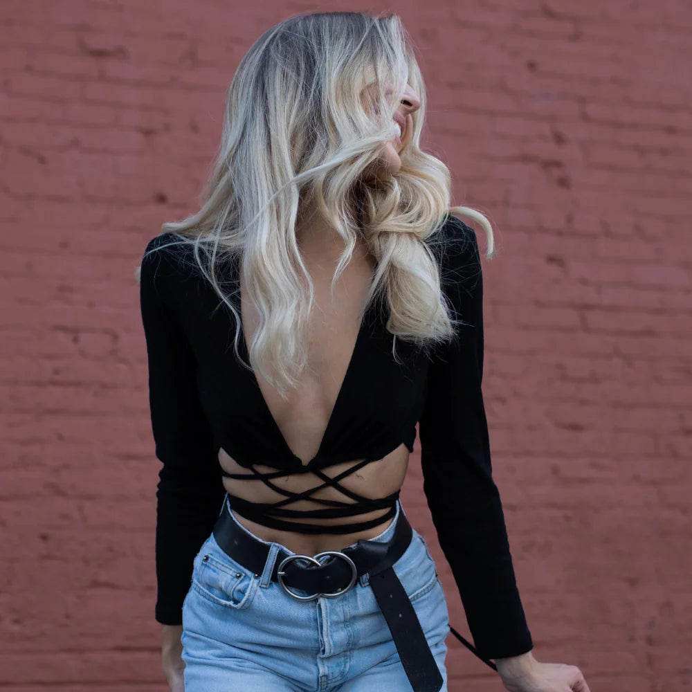 Sleek Sasha Long Sleeve Crop