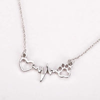 Paw Heartbeat Necklace