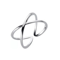 Precise: Vintage 925 Sterling Silver Cross Adjustable Rings